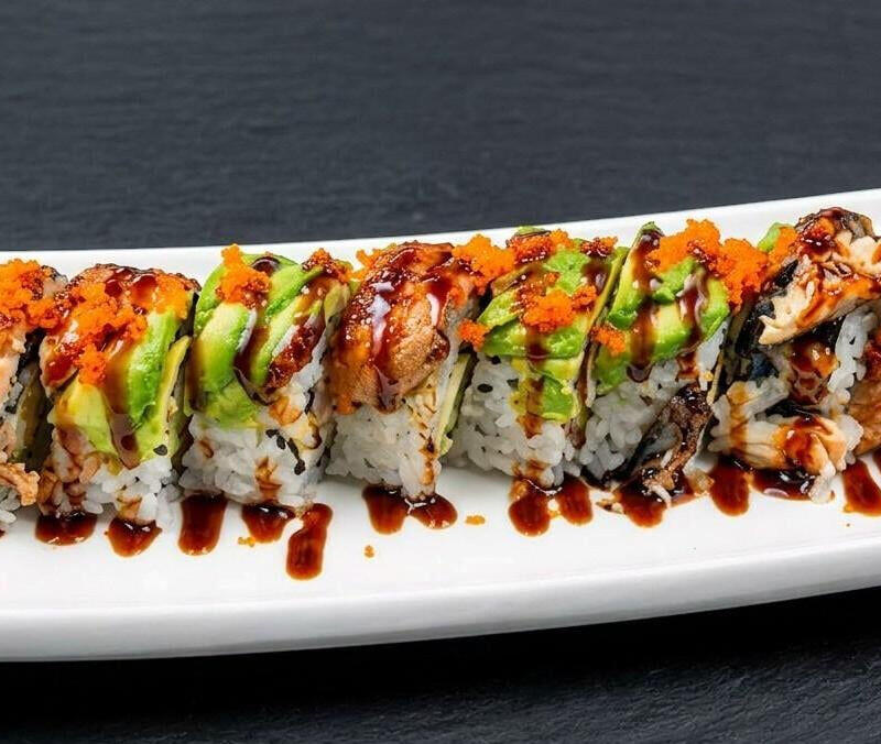 *Rainbow Dragon Roll