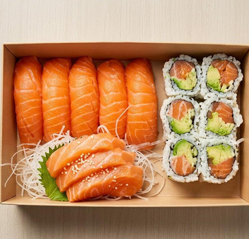 *Salmon Combination Dinner