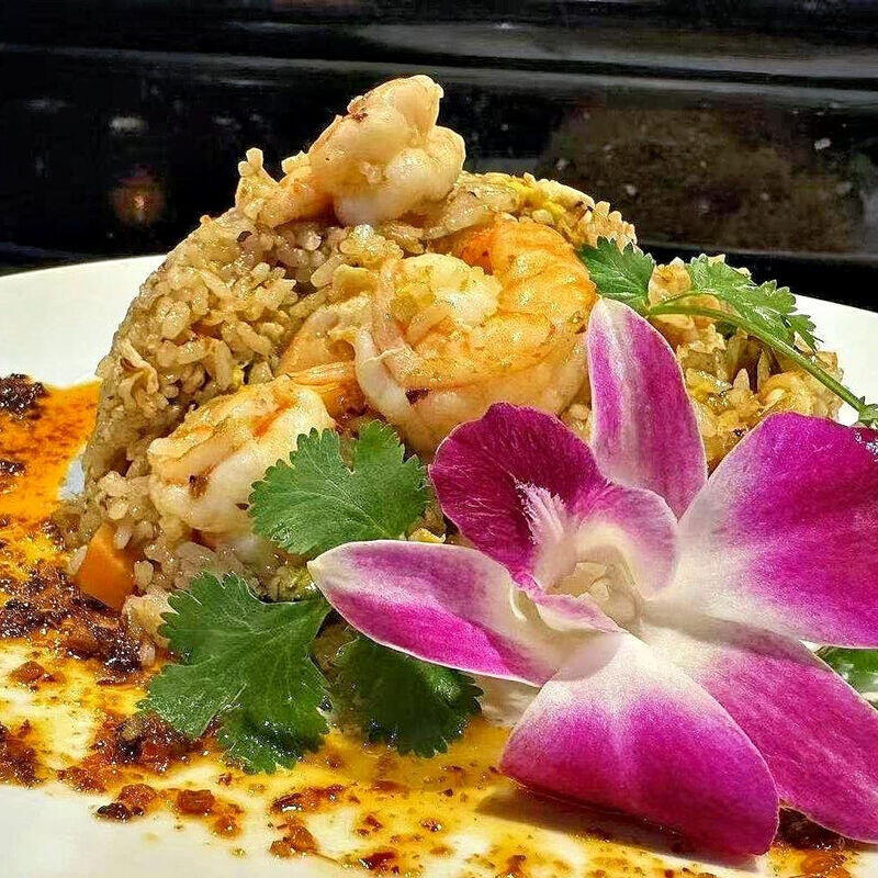 Shrimp Malaysian Style Fried Rice