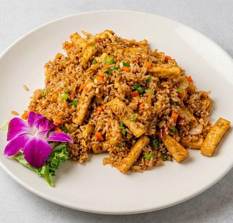 Tofu Malaysian Style Fried Rice