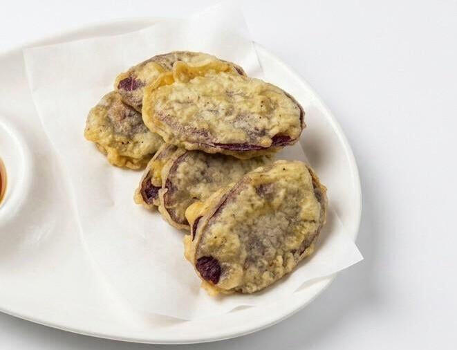 Purple Sweet Potato Tempura